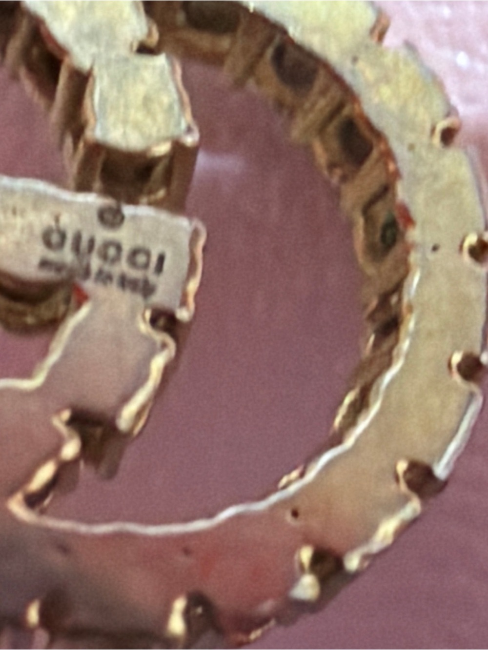 🩵RARE SOLD OUT EVERYWHERE Gucci Crystal GG Necklace - Picture 8 of 12